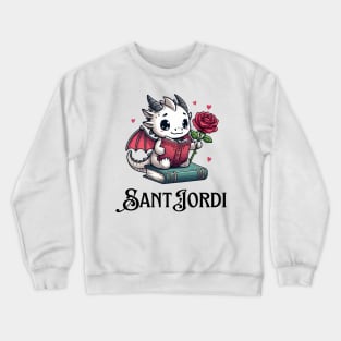 Feliz Dia De Sant Jordi Crewneck Sweatshirt